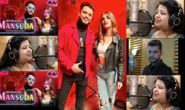 Singer Aamir Shaikh and Sadhana Verma’s new song “Mansuba” has been released on B4u Music