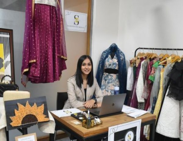 A display was organized by the students of INIFD Chandkheda creating their own brand