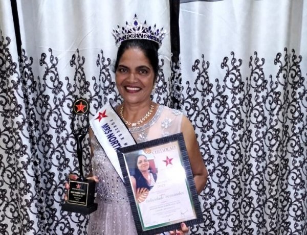 Mrs. India 2022 Felicidad Fernandes State Winner from Goa