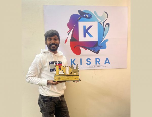 Kiran Koduri founder of Kisra Digital Marketing Pvt Ltd conferred with The Pride of Hyderabad Award 2022