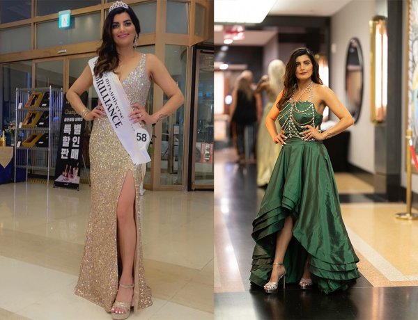 The first ever Indian American Woman to be in top 25 of Mrs Universe and achieving Mrs Brilliance title