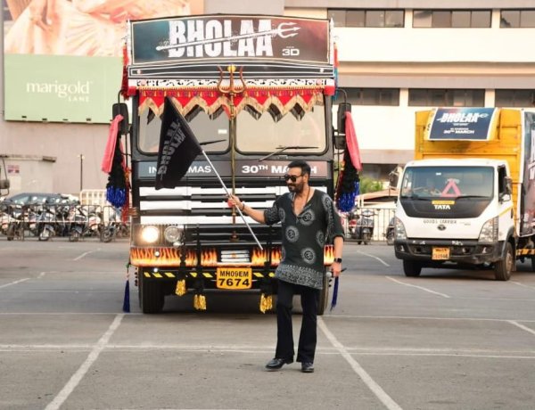 Ajay Devgn's Bholaa Truck Embarks on a 9-City Tour Across India