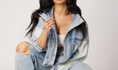 Actress Soundarya Sharma Nails the Denim on Denim Look in her Ripped Jeans