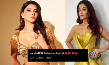 Fans get mesmerized by Urvashi Rautela's electrifying beauty, says. "Aishwariya Rai Fail", in front of her!
