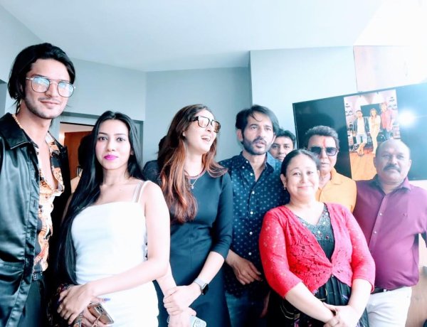 Muhurta of TV star Hiten Tejwani starrer producer Anil Chandel's film 'SHIKANJA' The Trap
