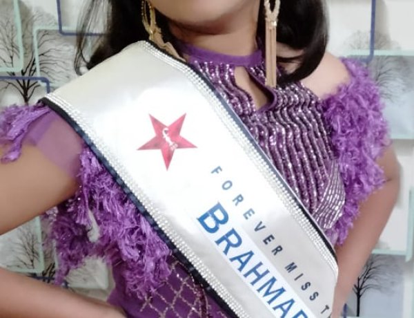 Debija as Newly Crowned Miss Teen Berhampur 2023 organised by Forever Star India