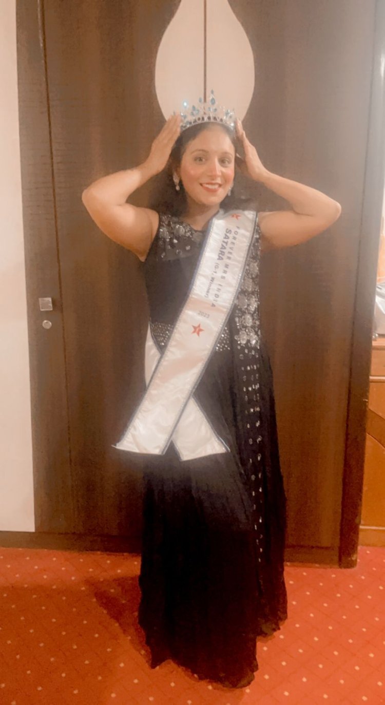 Sanjivini Sagar Khandake Crowned Mrs. Satara 2023 in Forever Mrs. India Pageant
