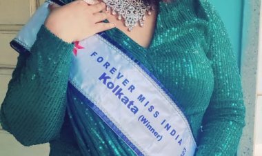 Dr. Megha Mazumder Shines as Newly Crowned Miss Kolkata 2023 organised by Forever Star India