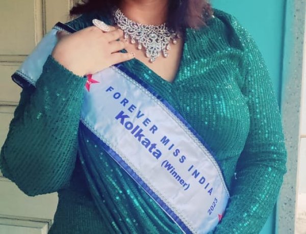Dr. Megha Mazumder Shines as Newly Crowned Miss Kolkata 2023 organised by Forever Star India