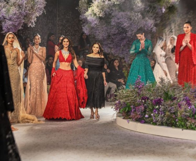 India Couture Week: Vaani Kapoor's Enchanting Presence Leaves a Lasting Impression