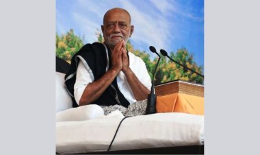 Morari Bapu extends Rs. 10 lakh assistance for rehabilitation efforts in Morocco