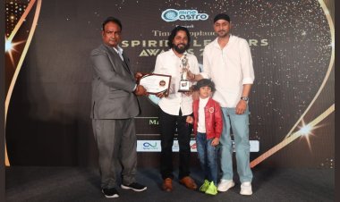Mr. Mangesh Pagare Receives the Social Award at Times Applaud Inspiring Leaders Award – 2023, Honored by Harbhajan Singh