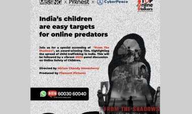 Launch of SOS Community to Stop Online Child Abuse and a special screening of From the Shadows, an award-winning documentary film on Child Trafficking in India at PVR, Juhu