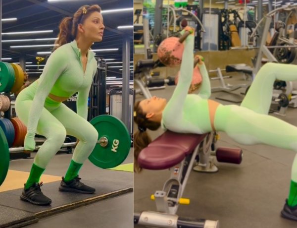 Urvashi Rautela Shares Her Fitness Regime Video On Social Media After A Long Times Aces In An Intense High Weight Workout Sessions