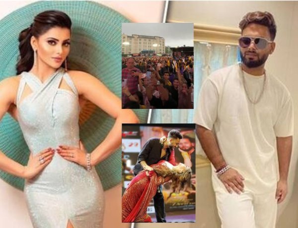 Urvashi Rautela Yet Once Again Royally ignores Rishabh Pants Chant While promoting her music video Hum To Deewane with Elvish Yadav