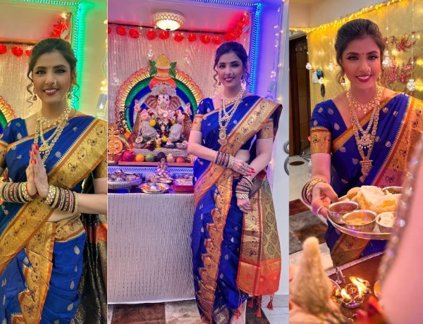 Happy Ganesh Chaturthi- Actress Jyoti Saxena Welcomes Bappa Home with Joy and Devotion and says, 'My Sukhkarta is here'