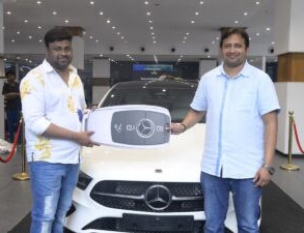 Blockbuster Producer SKN gifted a brand new Mercedes Benz car to Cult Blockbuster “Baby” director Sai Rajesh