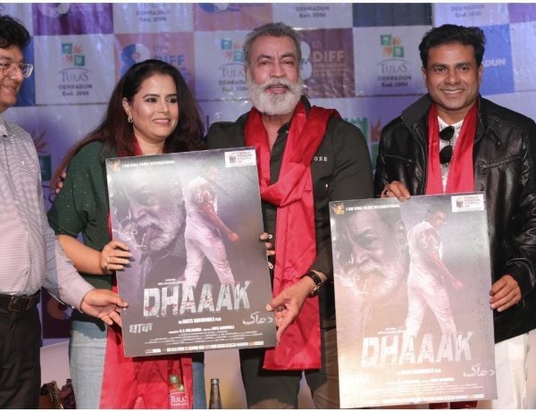 Bollywood's upcoming  action packed film  'Dhaaak' launches the poster at 8th Dehradun International Film Festival