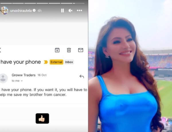 Urvashi Rautela receives a demanding email over returning her 24-carat gold iPhone