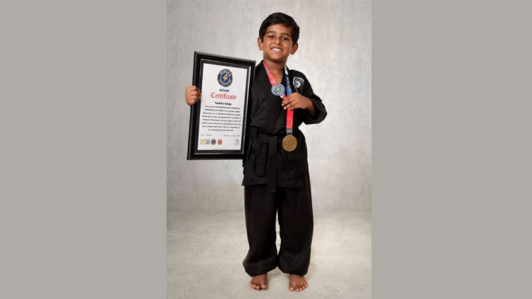 rld’s Greatest Records for the most cartwheels performed by a child