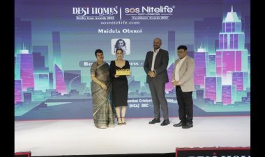 'Major Royden D’Souza' honoured 'Mridula Oberoi' for Best Debut Actress  – OTT at SoS Nitelife Excellence Awards 2023