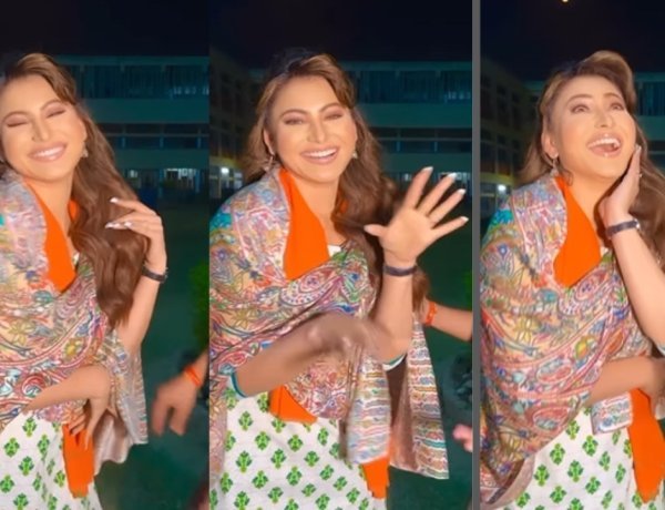 Urvashi Rautela Joins the 'Looking Like A WOW' Trend: In A Desi Kudi Look