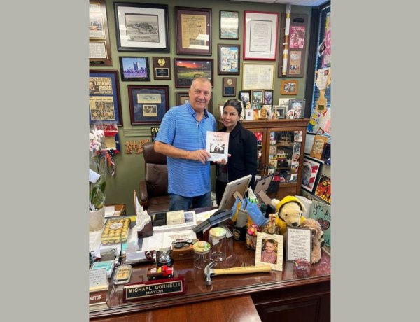 The Mayor of Secaucus, New Jersey Receives A Copy of The Best-Selling Book of The Decade From Author- Ambassador Paris Keswani