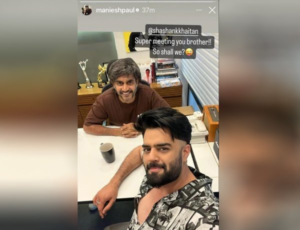 Maniesh Paul and Shashank Khaitan Tease Fans with Selfie, Fuelling Collaboration Speculations
