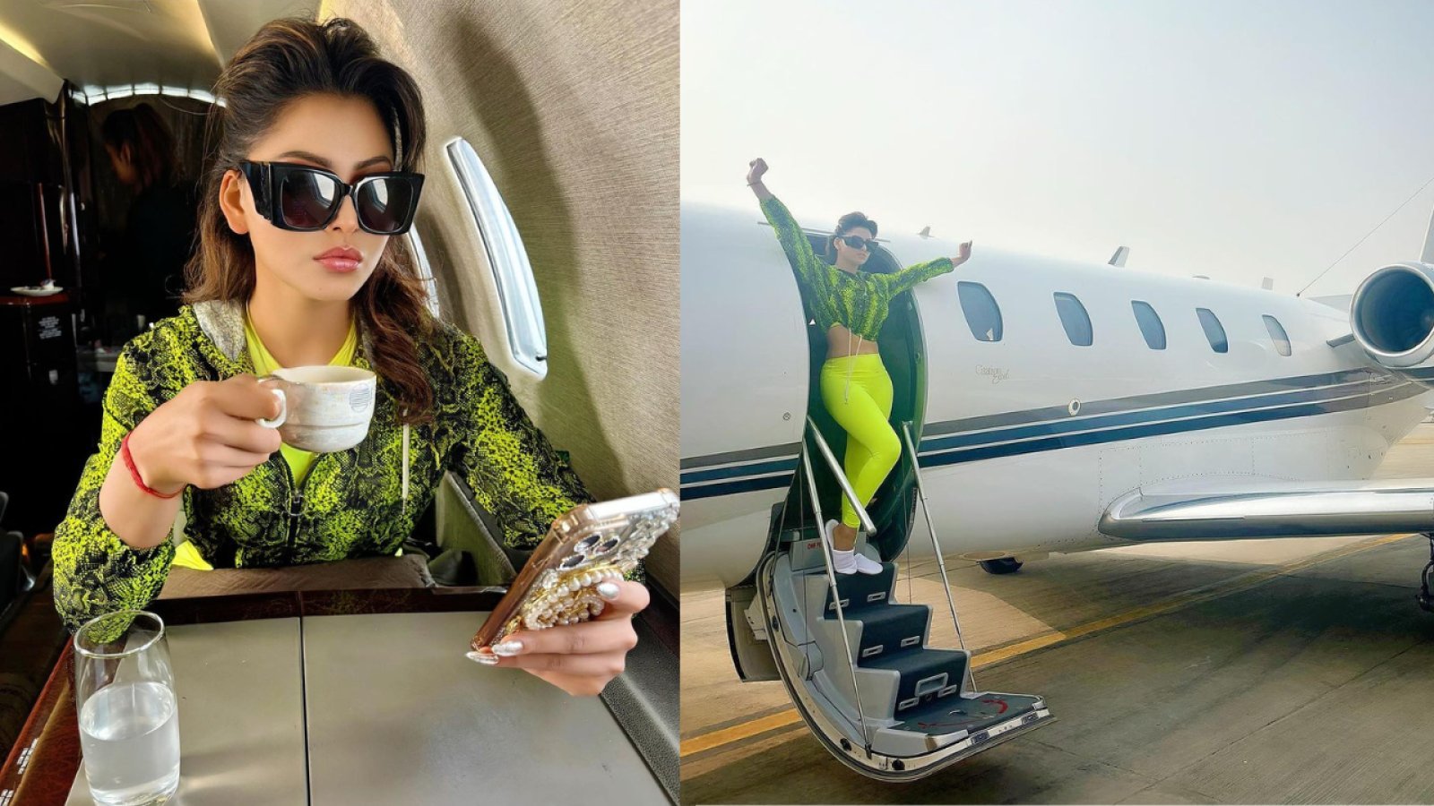 Urvashi Rautela Takes Flight: Inside the Glamorous World of Her Private Plane Diaries