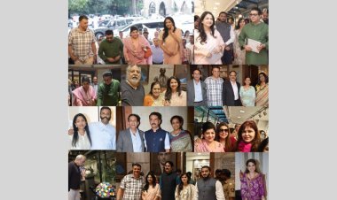 Raj and Sharmila Thackeray inaugurate Sharvari Luth’s Jehangir exhibition, Alekhyam