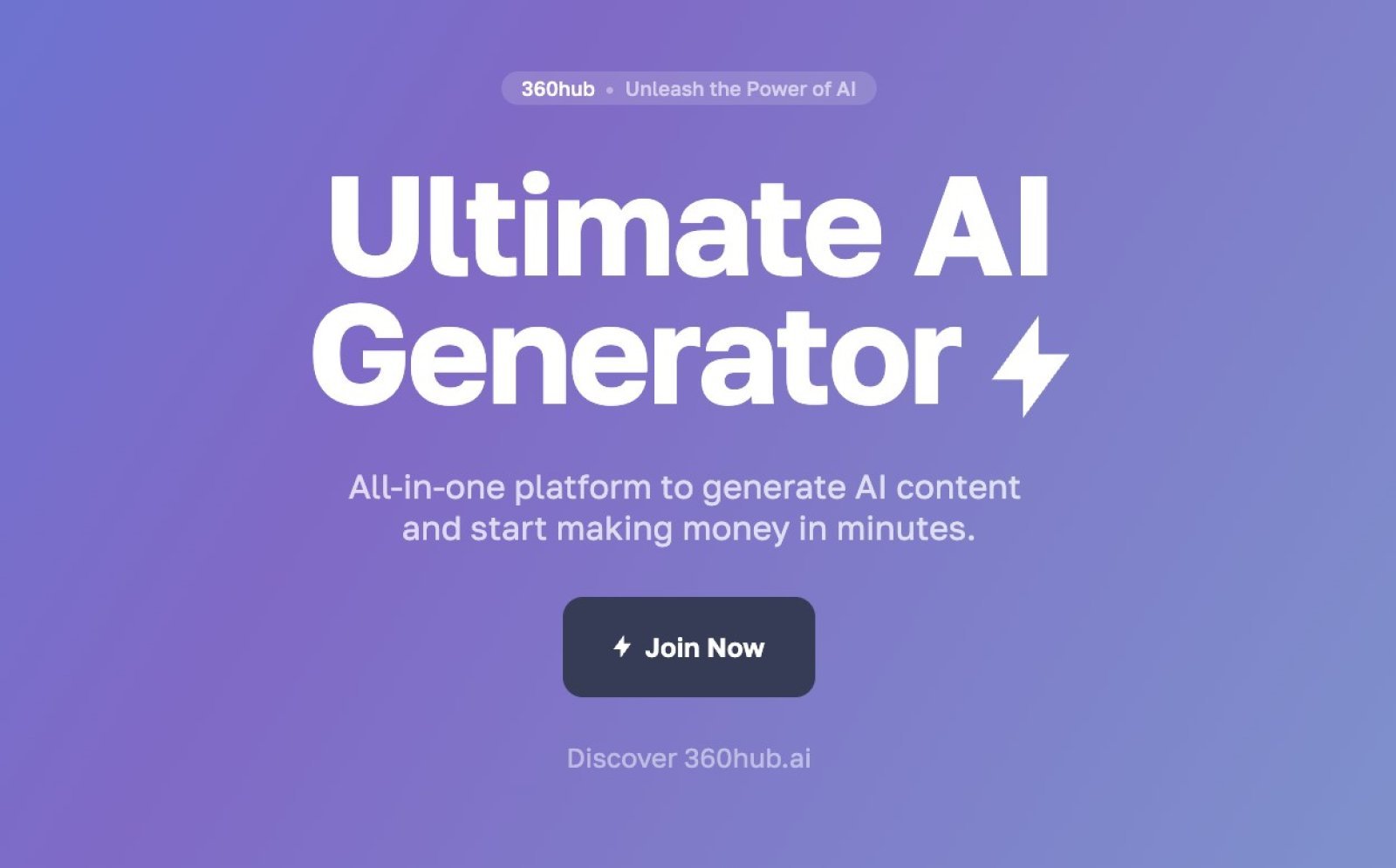 360Hub.AI: The Ultimate Content Creator's Sidekick! Transforming Imaginations into Visual Masterpieces!