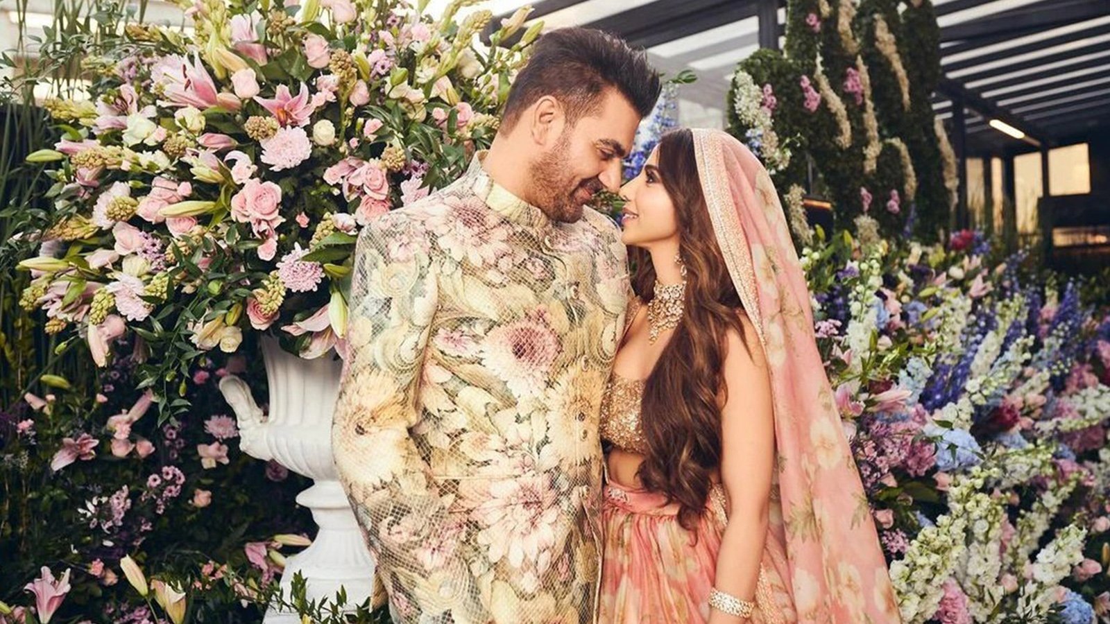 Arbaaz Khan and Sshura Khan's Wedding: A Celebration of Floral Elegance