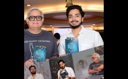 Hansal Mehta launches Abhishek Krishnan’s mytho-fantasy novel, ‘Rise of the Fallen: Book 1 of the Manwaan Series’, published by NuVoice Press