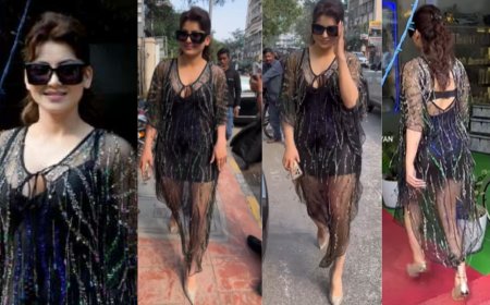 Urvashi Rautela Gets Spotted In A Never Seen Before Look, Shines Bright In Bling Empire's Transparent Outfit Worth 15K
