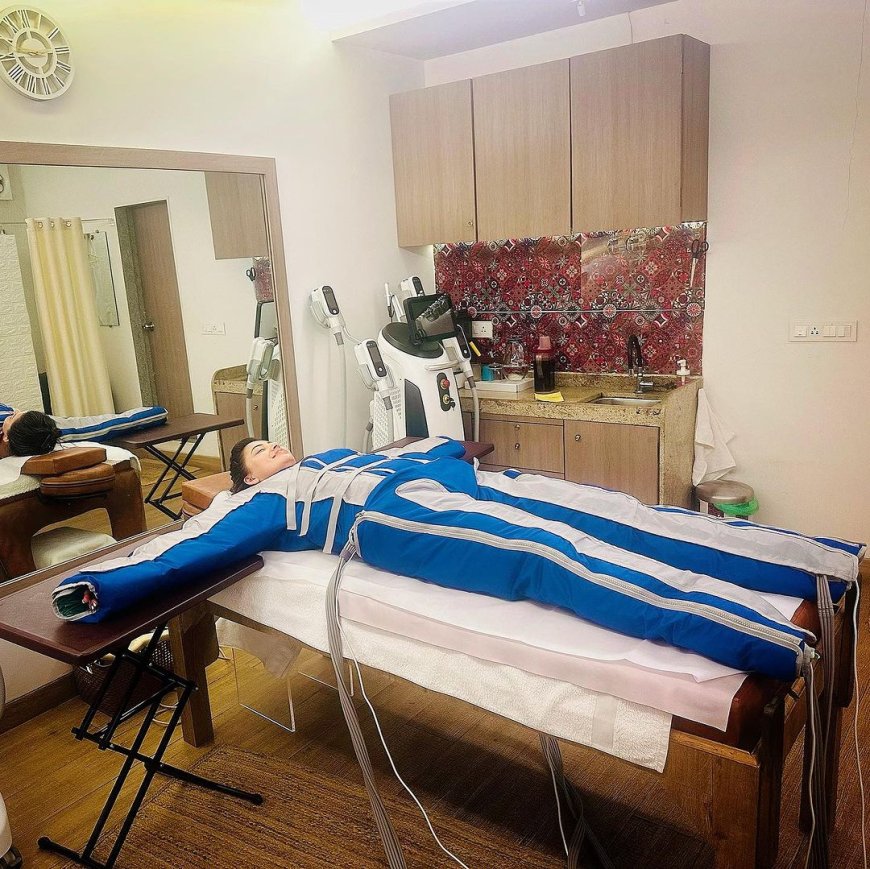 y with Pressotherapy sessions, which cost a whopping price of 80k shares glimpse on her social media