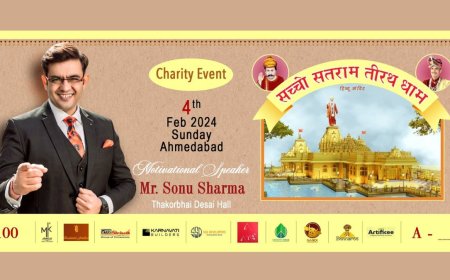 Sonu Sharma to speak at fundraising event for Sacho Satram Tirathdham
