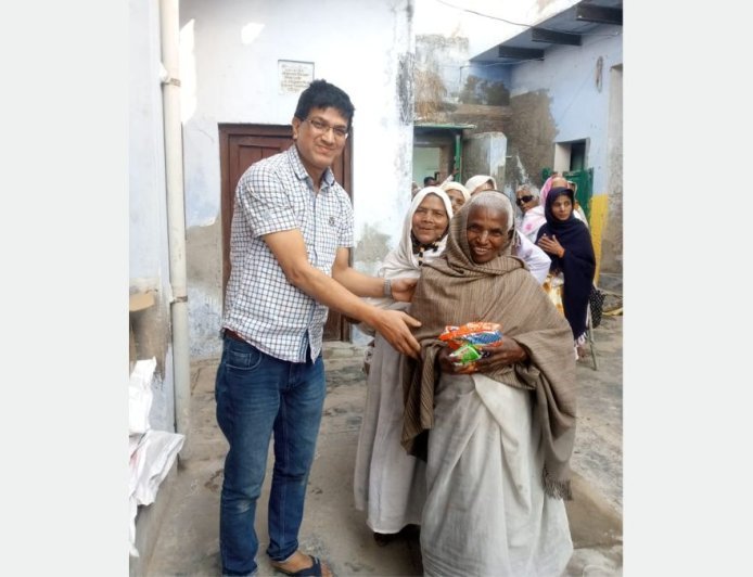 Pranab Saikia’s Inspiring Journey of Compassion for 300 widows of Vrindavan