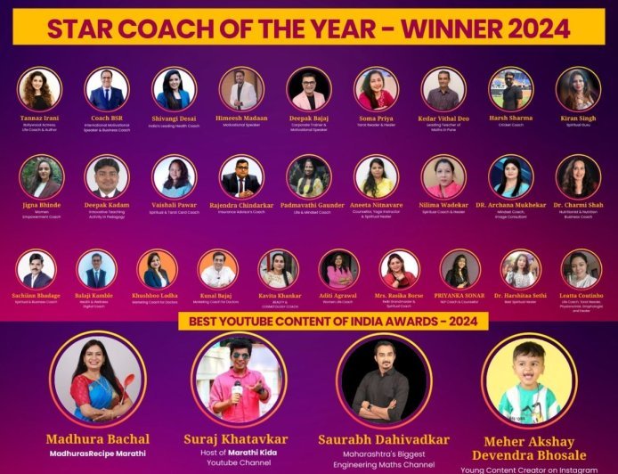 Success Unveiled: Star Coach of the Year Award – 2024 & Best YouTube Content Award – 2024