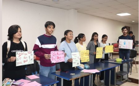 IMS Noida organized a Road safety awareness competition
