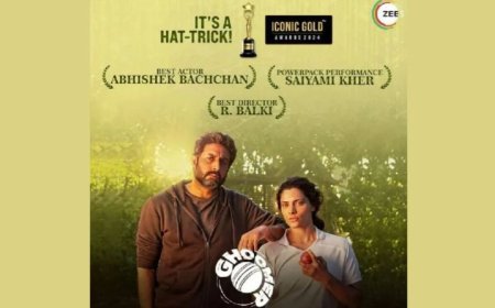 Abhishek Bachchan, bags the Iconic Gold Awards for Ghoomer 2024