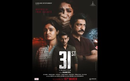 Gripping poster of Gujarati movie '31st' unveiled