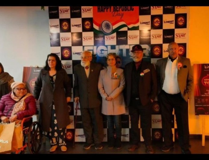 Cineport Cinemas Made Republic Day More Special By Organizing A Special Screening Of ‘Fighter’ For Retired Army Personnel