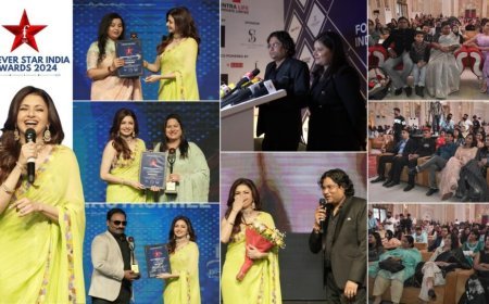 Bollywood Royalty Bhagyashree Graces Forever Star India Awards 2024, Joins Forces with Army Officers to Honor Awardees!