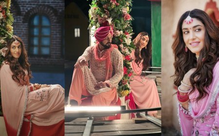Delbar Arya Shoots For A Wedding Song In A Perfect Punjabi Kudi Look For Her Movie 'Damdaa' Alongside Satvinder Singh- Check BTS pictures now