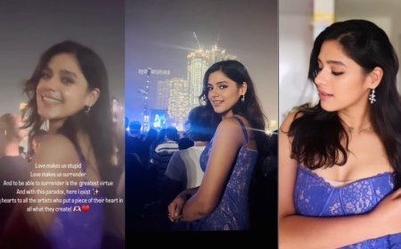 Pranati Rai Prakash Revels in the Magic Of Pure Bliss At Ed-Sheeran's Concert In A Stunning Sleeveless Blue Lace Mini Body Hugging Dress