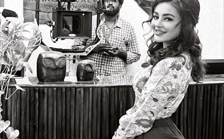 Seerat Kapoor Teases Fans with Monochrome Snapshot Ahead As She Shoots The Climax Scene For Her Physiological Thriller With Naresh Agastya and J. D. Chakravarthy