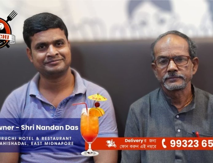 Nandan Das Elevates Dining Experience at Suruchi Hotel and Restaurant, Mahishadal, with a New AC Restaurant and Diverse Menu!