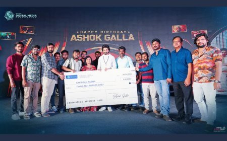 Young Hero Ashok Galla Gives Financial Assitance To Digital Creator Suffering From Critical Health Issue