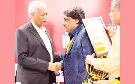 India’s Top Astrologer Nilesh Lodha Receives Bharat Jyotish Samman Title at Delhi Legislative Assembly