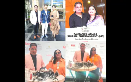 Saurabh and Pallavi Sharma Illuminate the Runway, A Dazzling Presence at Bombay Fashion Week, Grand Hyatt Mumbai